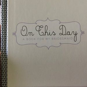 Bridesmaid book. Brand new, never used.